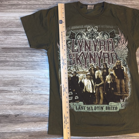 LYNARD SKYNARD Concert Band T Shirt Last of A Dyin Breed Tour Sz L - Picture 8 of 9